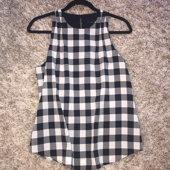 Banana Republic Tops - Checkered tank top